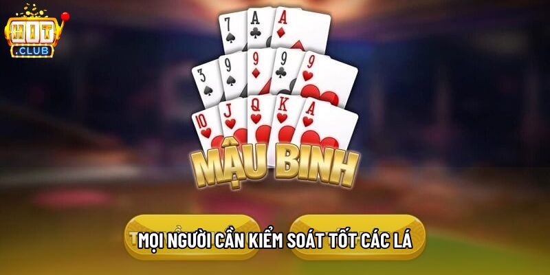 Mọi người cần kiểm soát tốt các lá